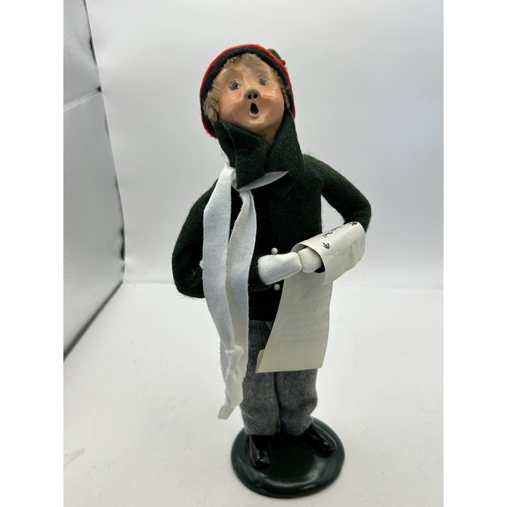Vintage Byers' Caroler Victorian Boy 1990 Adorable